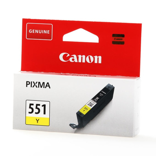 Canon CLI-551 Y Gul bl�kpatron 7ml original