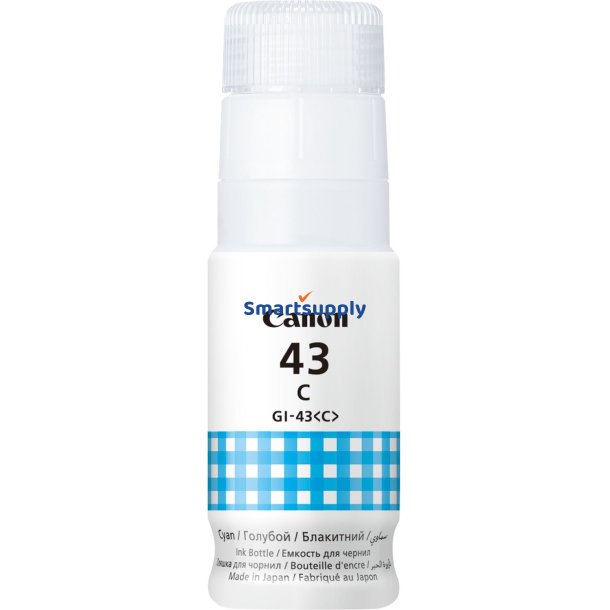Canon GI-43C Cyan bl�kflaske refill 60ml original