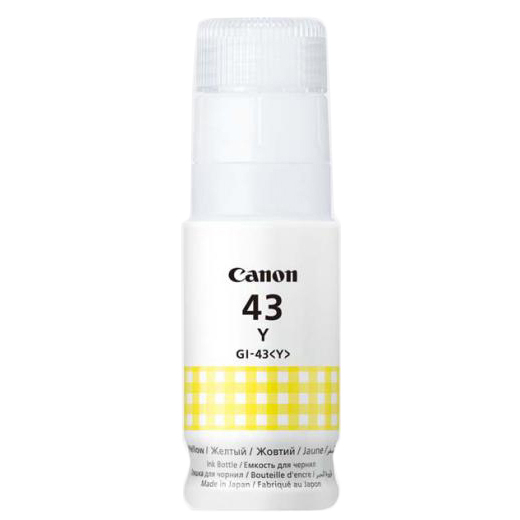 Canon GI-43Y Gul bl�kflaske refill 60ml original