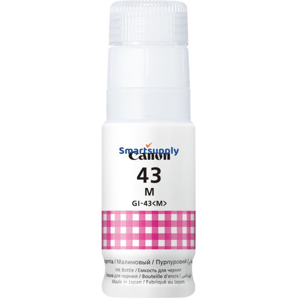 Canon GI-43M Magenta bl�kflaske refill 60ml original