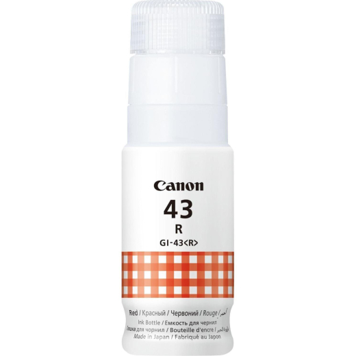 Canon GI-43R R�d bl�kflaske refill 60ml original