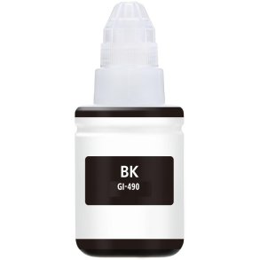 Canon GI-490 Sort blkrefill 135ml kompatibel