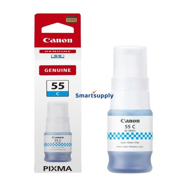 Canon GI-55C Cyan bl�krefill 40ml original
