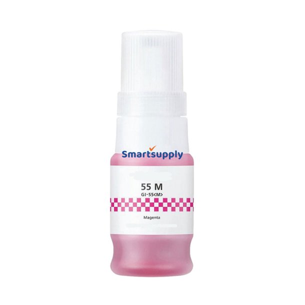 Canon GI-55M Magenta bl�krefill 40ml kompatibel