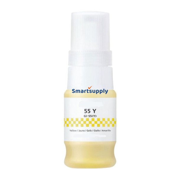 Canon GI-55Y Gul blkrefill 40ml kompatibel