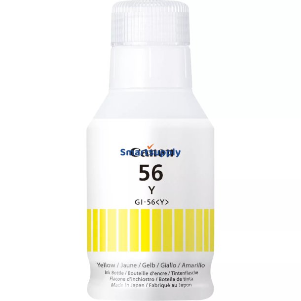 Canon GI-56Y Gul bl�kflaske refill 135ml original