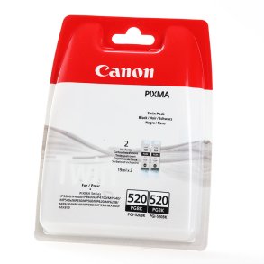 Canon PGI-520 Sort blkpatron 2-pack original