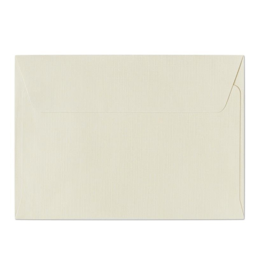 Cream canvas teksturerede kuverter 10 stk. 114mm x 162mm