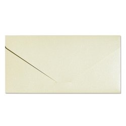 Cream kuverter m. indvendig lomme 5 stk. 110mm x 220mm (DL)