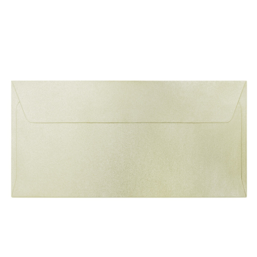 Cream pearl shine kovolutter 10 stk. 105mm x 216mm (DL)