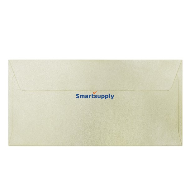 Cream pearl shine kovolutter 10 stk. 105mm x 216mm (DL)