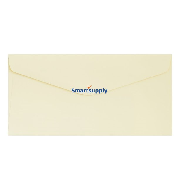 Creme kuverter 10 stk. 110mm x 220mm (DL)