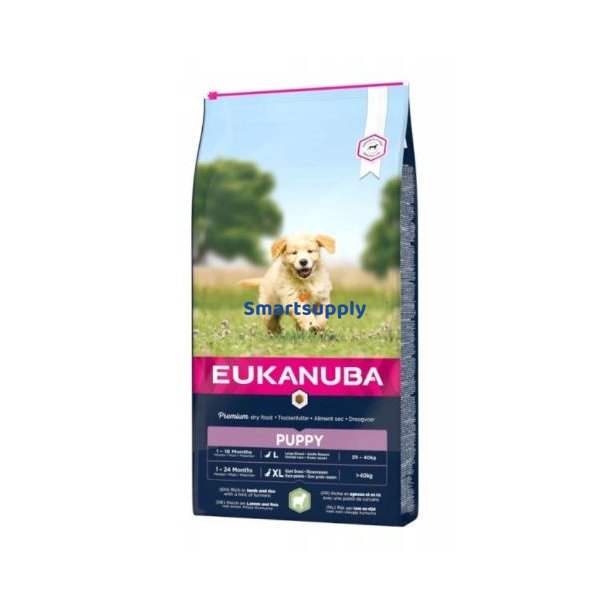 Eukanuba Hvalp Lam, Ris 12 Kg