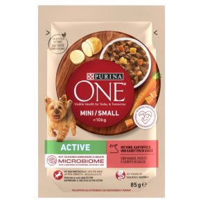 PURINA One Mini/Small Active Beef  - vdfoder til hunde - 85g