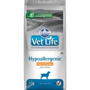 FARMINA Vet Life Hypoallergenic Canine Fish&Potato - trfoder til hunde - 12 kg