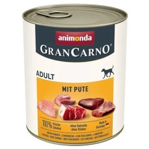 ANIMONDA GranCarno Adult with turkey  - vdt hundefoder - 800g