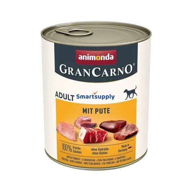 Animonda Grancarno Voksen Med Kalkun - Vdfoder Til Hunde - 800G