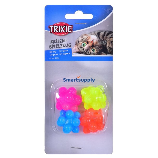 Trixie St Boblekugler 3,5Cm 4 Stk