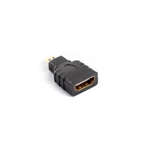 Lanberg AD-0015-BK kabel knsskifter HDMI Micro HDMI Sort