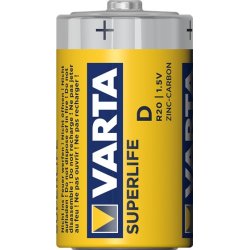Varta R20 D Husholdningsbatteri Zink-Carbon
