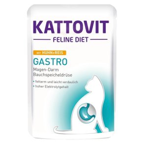 KATTOVIT Feline Diet Gastro Chicken with rice - vd kattefoder - 85g