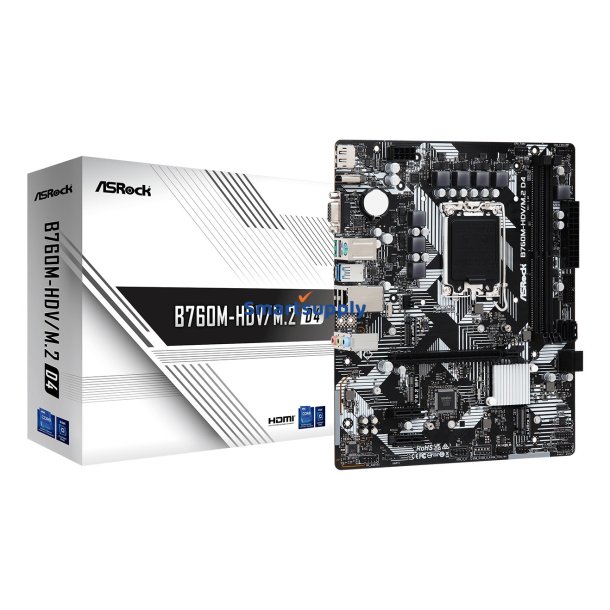 Asrock B760M-HDV/M.2 D4 Intel B760 LGA 1700 micro ATX