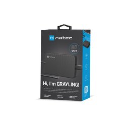 NATEC  OPLADER STRMFORSYNING GRAYLING USB-C 90W
