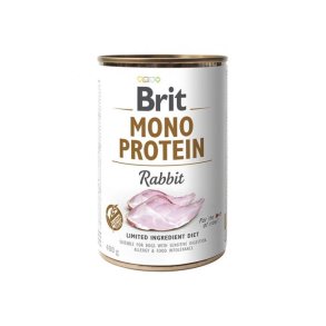 BRIT Mono Protein Rabbit - vdt hundefoder - 400 g