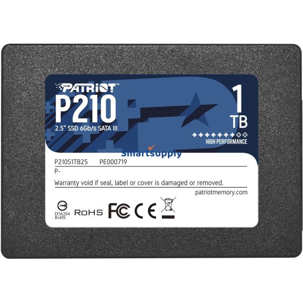 Patriot Memory P210 2.5" 1000 GB Serial ATA III