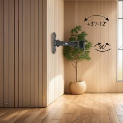 Maclean Mc-416 Tv-Skrm Vgmontering 13"-32" 30 Kg Tilt Roter Max. Vesa 100X100