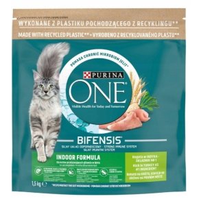 PURINA One Bifensis Indoor Formula - trfoder til kattekillinger - 1,5 kg