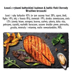 Laks Med stersfisk M - Trfoder Til Hunde - 3 Kg