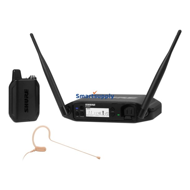 Shure Dual Band Digitalt Trdlst System Bodypack Headset-Mikrofon