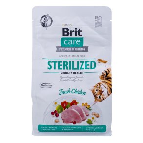 BRIT Care Grain-Free Sterilized Urinary - trfoder til kattekillinger - 400 g