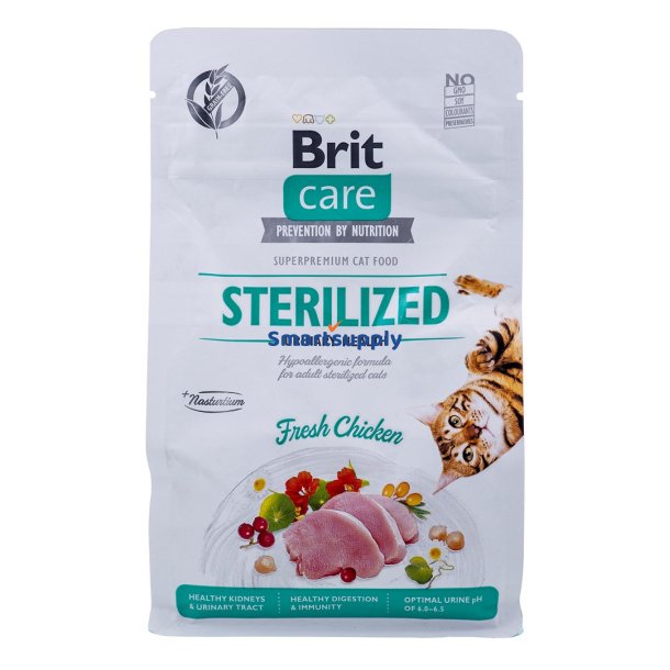 BRIT Care Grain-Free Sterilized Urinary - trfoder til kattekillinger - 400 g