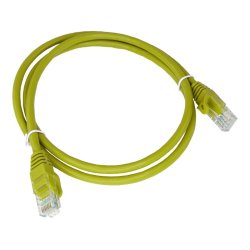 Alantec KKU5CZA1 netvrkskabel Gul 0.25 m Cat5e U/UTP (UTP)