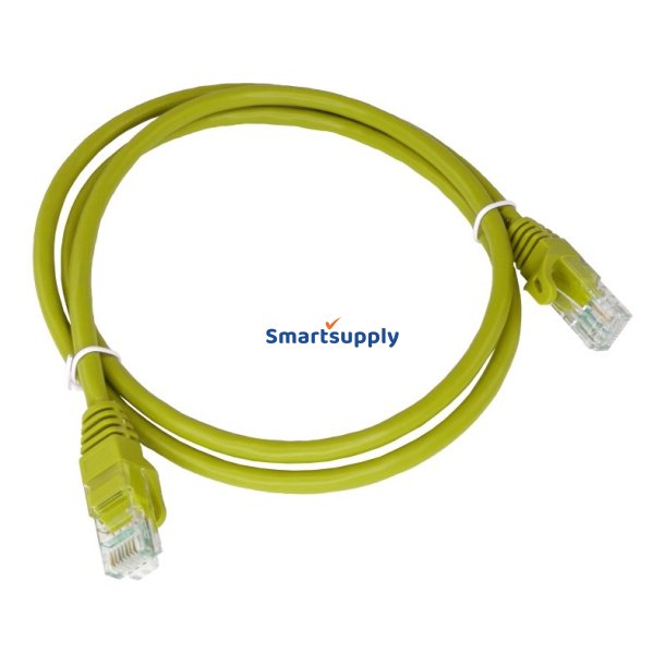 Alantec KKU5CZA1 netvrkskabel Gul 0.25 m Cat5e U/UTP (UTP)