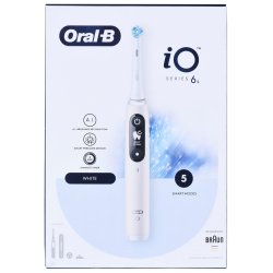 Braun Oral-B iO6 Series elektrisk tandbrste hvid