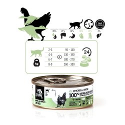 3COTY Chicken with goose - vd kattefoder - 80g