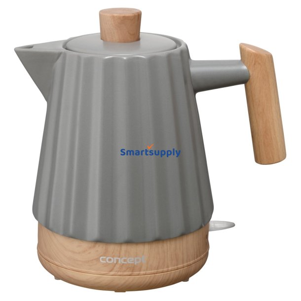 Concept Rk0092 Keramisk Elkedel 1,5 L Mrkegr