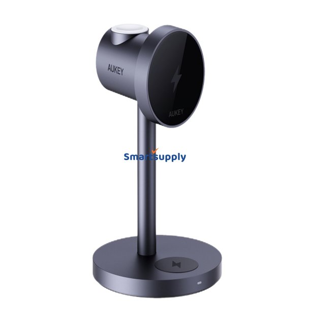 Aukey 3-I-1 Trdls Hurtigoplader