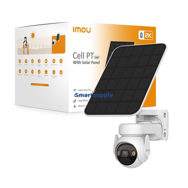 Imou Cell Pt Solar Kit Dome IP Kamera Udendrs 2304 X 1296 Pixels Vg