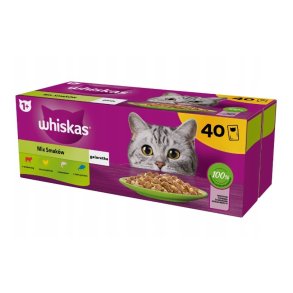 WHISKAS Mix Favourites in jelly - vdfoder til katte - 40x85 g