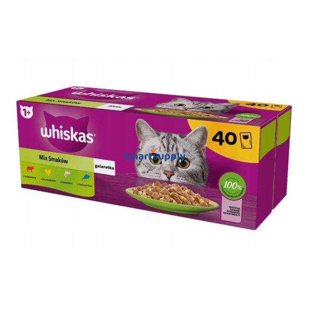 Whiskas Mix Favorites I Gel&eacute; - Vdfoder Til Katte - 40X85 G