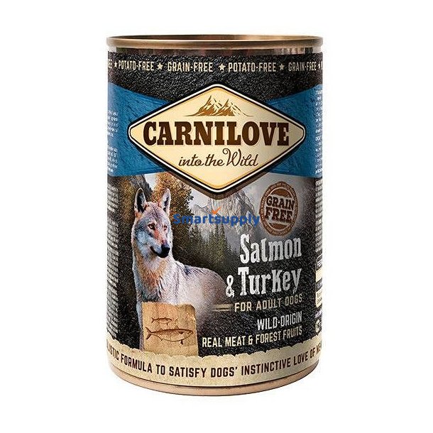 Carnilove Into The Wild Laks &amp; Turkey - Vdfoder Til Hunde - 400 G