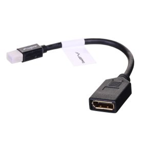 Lanberg AD-0003-BK DisplayPort kabel 0,12 m Mini DisplayPort Sort