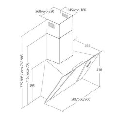 Akpo Cetias 50 Eco hvid emhtte