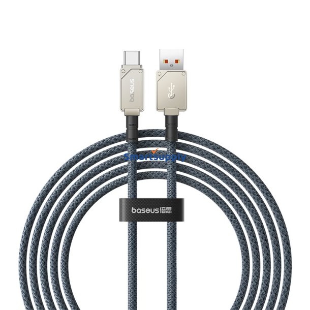 Baseus Unbreakable USB A til USB C-kabel 2 m 100 W hvid