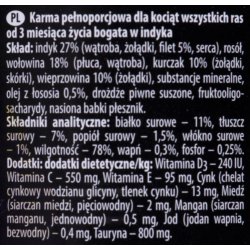 Dolina Noteci Premium Junior rig p kalkun - Vdt kattefoder - 400 g