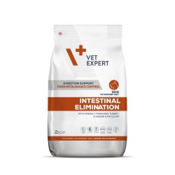 Vet Ekspert Veterinr Kost Intestinal Elimination Dog  Trfoder Til Hunde  2 Kg
